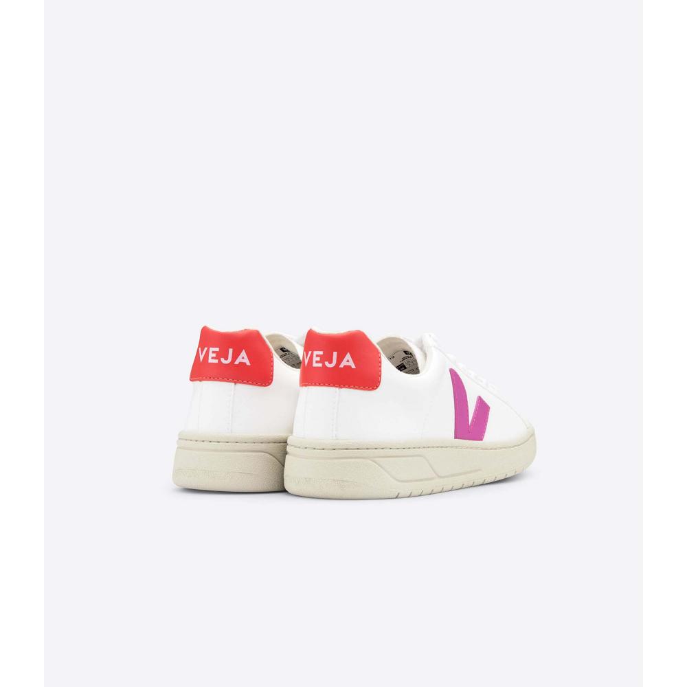 Veja URCA CWL Schoenen Dames White/Red | NL 571FDN